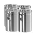 62oz Airtight Kitchenware Stainless Steel Food Storage Container Coffee Tea Sugar Canister Set