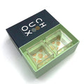 Wholesale Custom Affordable 2 4 6 Acrylic Candy Boxes 2 Piece clear Lid Cube Wedding Green Gift Paper Candy Box