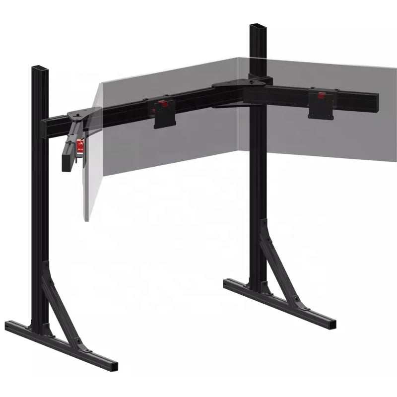 Customized Sim Rig Racing Simulator Single Screen Mounts Triple Screen Stands Floor Bracket Screen Hanger Monitor Mount Stand