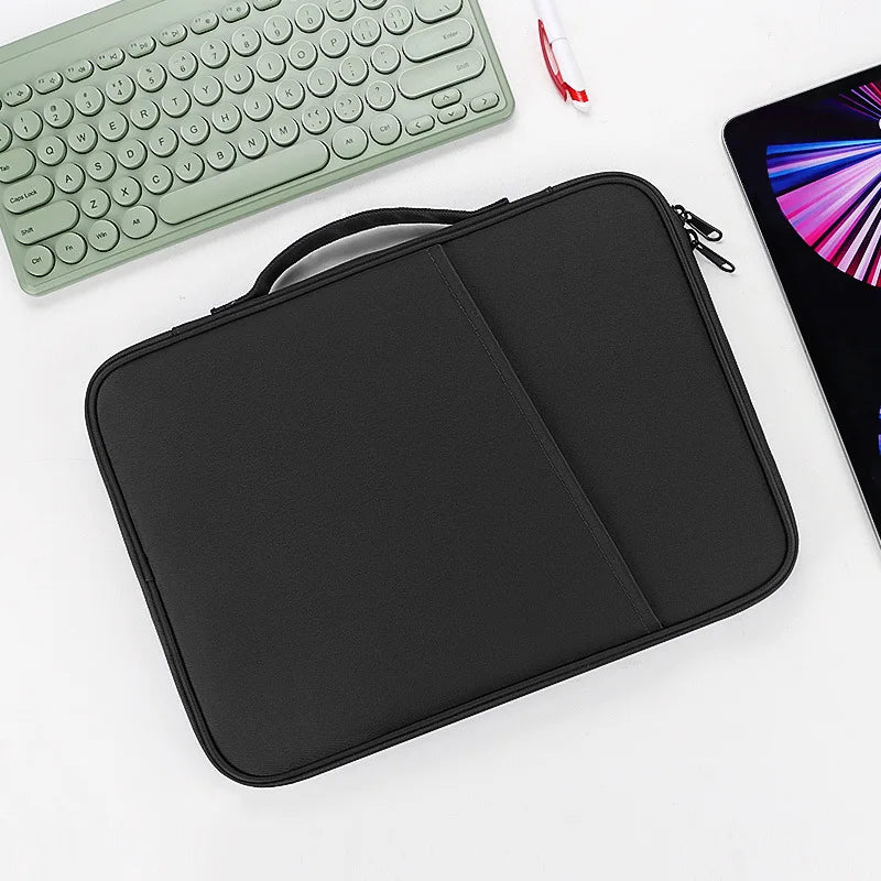Hot Sale Factory Price Nylon Laptop Sleeve Case Canvas Digital Accessories Organizer Storage Bag for iPad Macbook