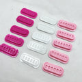 New Arrival Custom Disposable Self-Adhesive Eyelash Glue Tray PVC Holder Self-Holding False Lash Eyelash Extension Tools MegaBDM