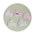 100Pcs Flatback Resin Rabbit Cabochons Embellishments Cute Animal Slime Charms for Phone Case Photo Frame Scrapbooking Decor