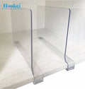 Clear Cabinet Acrylic Closets Separator Shelf Dividers