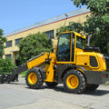 Factory HUAYA 2500 kg 2.5 Ton TL2500 Multi-Attachment Mini Telescopic Wheel Loader Front End diesel Loader with Cab/Euro5