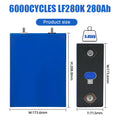 EU Stock EV LF280K LiFePO4 Battery Cell 3.2V 280Ah 8000 Cycle Solar Energy Storage System AKKU Baisiyu 5 Year Warranty