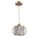 New Design Golden Pumpkin Hanging Pendant Lamp Crystal Chandeliers for Living Room Home Decorative