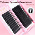 Great Quality Private Label Self Fan Lashes Easy Fans Rapid Blooming Eyelash Extension Mink Individual Lashes