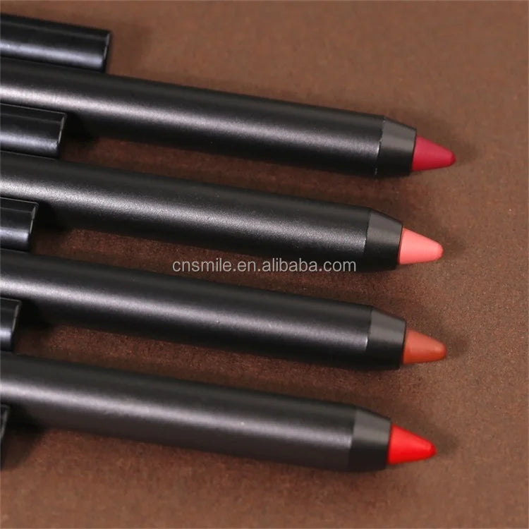 Lip Liner Pens with Lipstick No Logo Private Label Vegan Waterproof DHL Kiss Makeup Item Beauty Lady Pcs Color Small Pencil Form