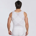 Waist Trainer Muscle Girdle Shirt Men Slimming Body Shaper Tummy Vest Mesh Chain Corset Correction