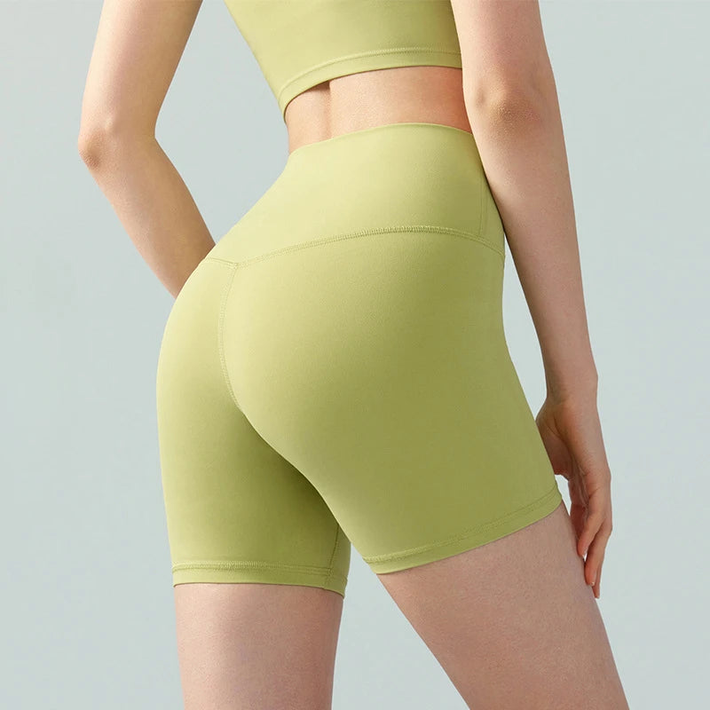 Women Workout  Shorts Scrunch Butt Lifting Gym Seamless Booty Biker Shorts