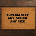Spanish Christmas Door Mats Outdoor Indoor Home Entryway Outside Coir DoorMat Funny Size Living Room Rug Custom Mats Inserts
