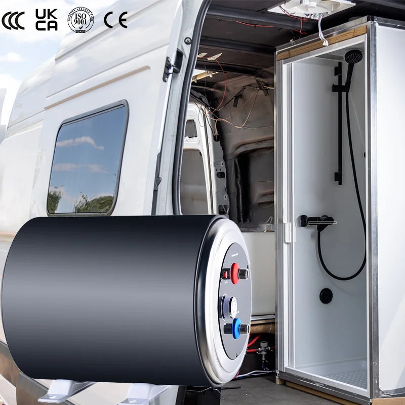 12V DC 200W 10L  Mobile Power Supply Wall Mount RV Camping  Electric Water Heater