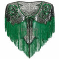 2023 New Women 1920s Shawl Wraps Gatsby Beaded Evening Cape Bridal Shawl for Evening Dresses Wedding Party European Clothing