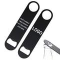Custom Logo Sublimation Flat Stainless Steel Bottle Opener for Kitchen Bar Restaurant Wedding Gift Promotional Tool Kit
