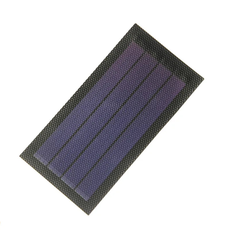 BUHESHUI Flexible Solar Panel 1W 6V Amorphous Solar Cell