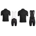 2024 New Basic Unisex Summer Breathable Reversible 100% Polyester 140g Cycling Jersey Short Sleeve Bib Set
