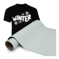 High Visibility Silver Reflective HTV Heat Transfer Vinyl Sheet Roll for T-Shirt