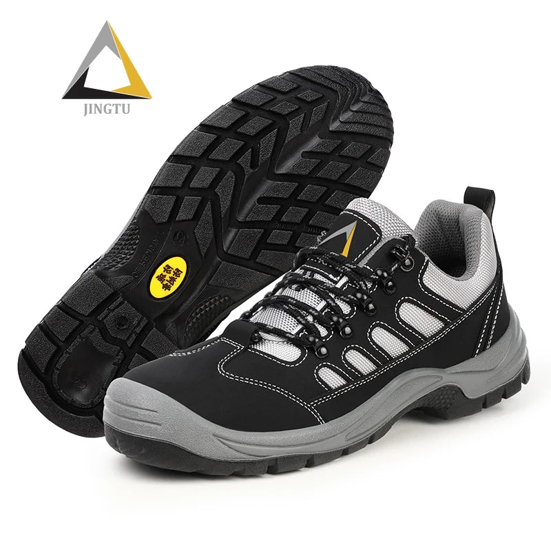 JINGTU  Fashion Safety Shoes Hiking Series Widen Steel Toe Unsex Safety Shoes