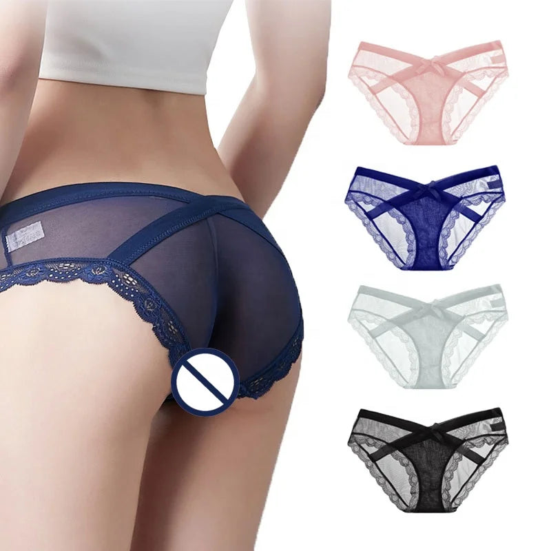 RTS Wholesale Lace Women Panties Cotton Crotch Lady Seamless Sexy Briefs Women Underwear