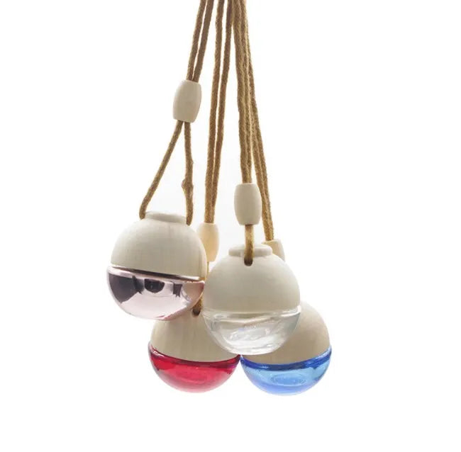 Ready to Ship 5ml Car Perfume Bottle Pendant Ball -shaped Car Pendant Perfume Bottle