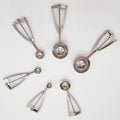 25MM Stainless Steel Ice Cream Scoop With Trigger Release Large/Medium/Small Cookie Scooper for Baking Cookie Fruit Ice Cream