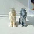 3d Lion Ornament Mold for Home Decoration Moldes Aromatherapy Candle Silicone Mold for Handmade Desktop Decoration Gypsum
