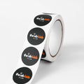 Printing Waterproof Adhesive White Bopp Round Roll Label Custom Logo Stickers for Packaging Label