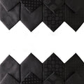 Casual Black Neckties for Men Solid Slim Polyester Gravatas for Business Wedding for Casual Suits