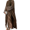 L0004 Muhaban Fashion Islamic Clothing Cardigan Kimono Muslim Women Open Abaya Kaftan Dubai Style Abaya Dress Caftan