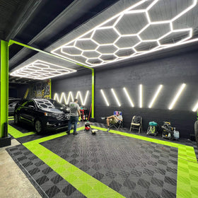 New Arrival 12 Colors Luxury Vinyl Tile Durable Rubber Tiles Garage Floor Tiles Plastic Garage Flooring