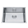 2022 Economical Modern Design Undermount Handmade Square Single Bowl 304 Stainless Steel Kitchen Sink Faucet Polished Surface