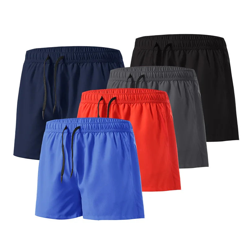 Breathable Windproof QUICK DRY Summer Fitness Running Training Casual Quick Dry Large Size Double-layer Sports Shorts