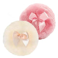 Ultra Soft Fluffy Faux Fur Makeup Powder Puff Large Body Cosmetic Tassels Washable and Reusable
