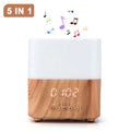 Innovative 300ml Ultrasonic LED Wood Electric Air Diffuser with Speaker Portable USB Power Source for Household Use