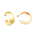 New Girl Love Personality Full Matching Gold-Plated Fashion Stud Earrings Round Stud Earrings