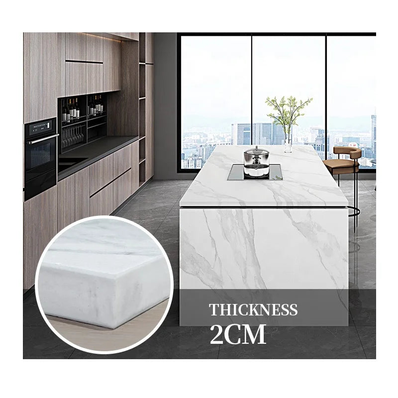 20mm Sintered Stone Marble Look Dining Table Slabs for Table Top Countertop
