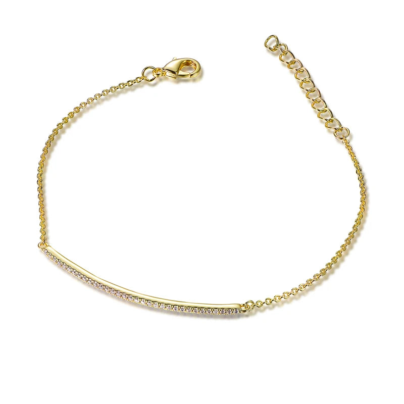 Kirin Women's Bracelet Trendy Gold & Silver Plated Non-Tarnish Zircon Stone for Parties Weddings & Gifts