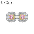 CZCIT Candy Latest Modern Woman 925 Needle New Earing Bohemian Lady Jewelry Luxury Stud Earring