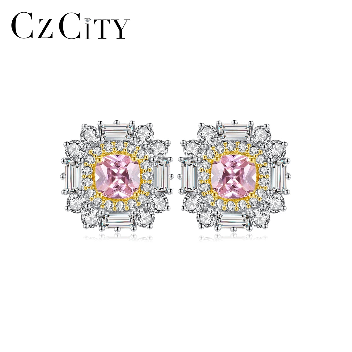 CZCIT Candy Latest Modern Woman 925 Needle New Earing Bohemian Lady Jewelry Luxury Stud Earring