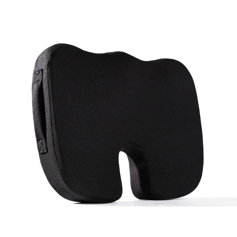 Gel Seat Cushion Memory Foam Chair Pillow with Cooling Gel for Sciatica Coccyx Back Tailbone Pain Relief - Orthopedic Chair Pad