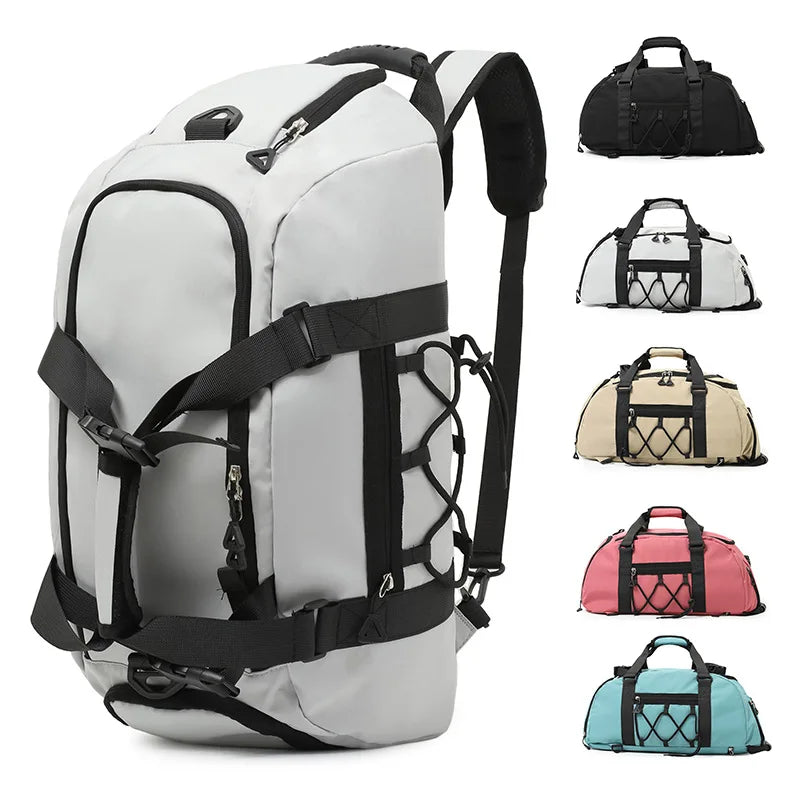 Large Capacity Waterproof Shoulder Bag for Men Women Weekender Overnight Travel Duffel Sports Gym Tote Outdoor Duffle Travel Bag