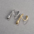 New 18k Gold Plated Brass Water Drop Irregular Opening Personalized Luxury Women Earrings Wholesale
