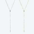 FUAMAY Collares Para Mujer Long Pendant Necklace 18K Gold Plated Lariat Necklace With Ball