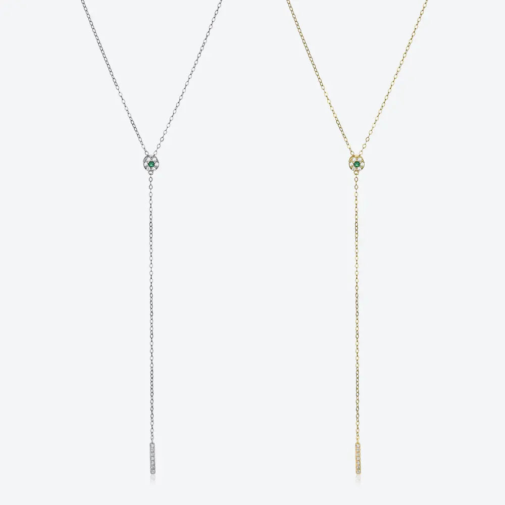 FUAMAY Collares Para Mujer Long Pendant Necklace 18K Gold Plated Lariat Necklace With Ball