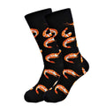 Popular Sales Shark Shrimp Octopus Cartoon Animal Socks Salmon Ocean Series Design Socks