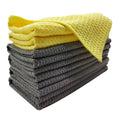 DAHUI  Microfiber Cleaning Cloth Waffle Hand Towels Household Glass Window Cleaning Towel