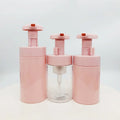 Pink/Green/Clear  Foaming Hand Soap Bottle Empty Shower Gel Shampoo Foam with Pump Bottle