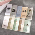 2ml Mist Sample Perfume Vial with Glowing Card Unique Glass Bottle and Coated Paper Cardboard for Sample Spray