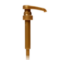 Customized 28mm Beverage Honey Gallon Dispenser Pump Gold Food Grade pp Sauce Ketchup Syrup