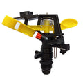 1/2 Inch Plastic Garden Sprinkler 360 Degree Adjustable Rotating Gear Drive Impact Sprinkler 2.0-4.0 Bar Pressure 14-20.2 Garden
